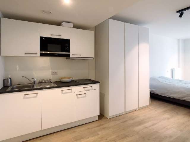 Studio lumineux à louer à Schaerbeek, Bruxelles