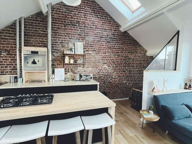 Appartement duplex de 2 chambres à louer à Bruxelles