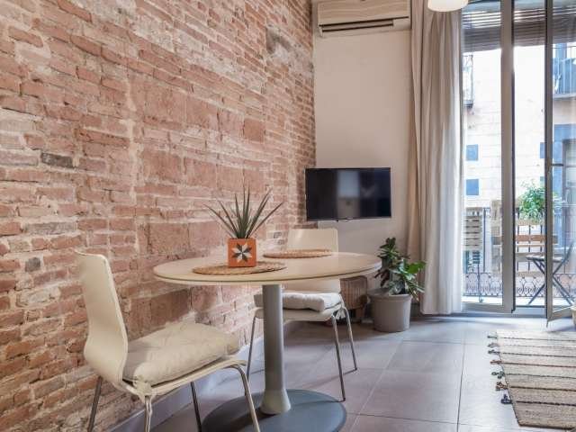 Apartamento de 1 dormitorio en alquiler en Ciutat Vella, Barcelona.