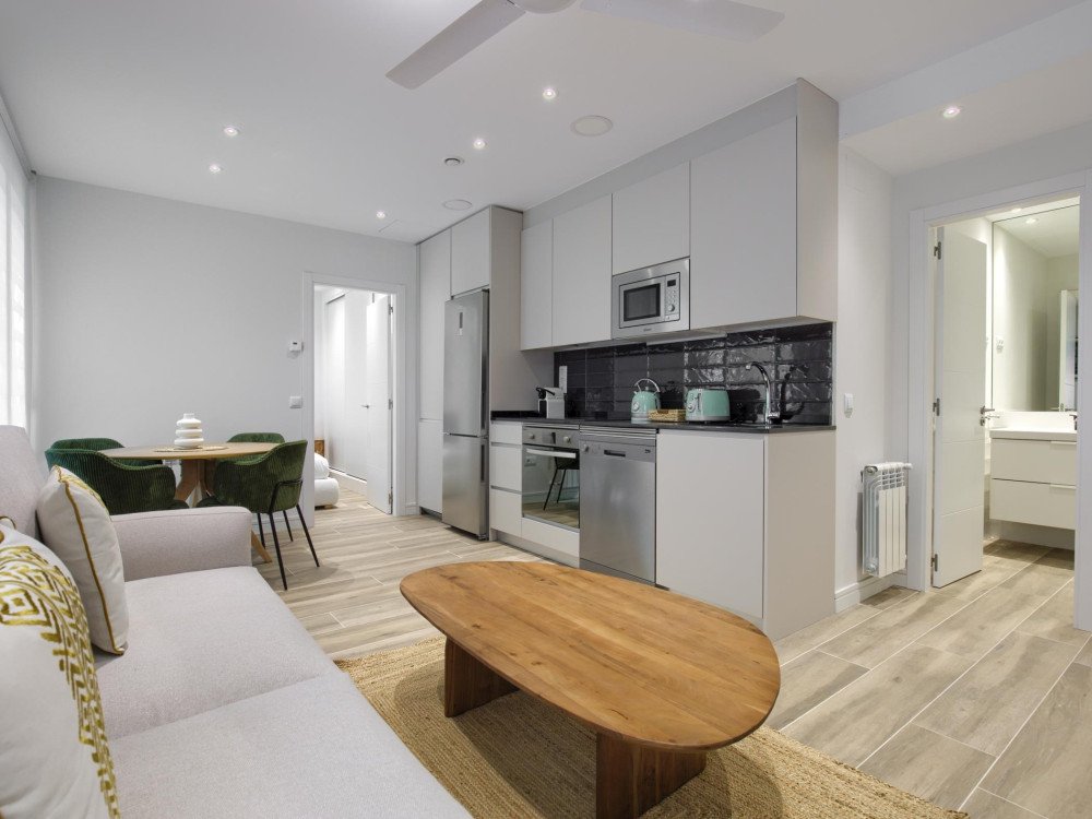 - Cómodo apartamento de 1 habitación y 1 baño en M