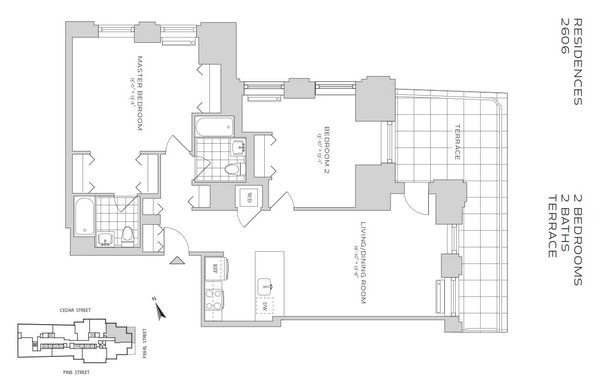Apartment at 70 Pine St Unit 2606, New York 10005, United States