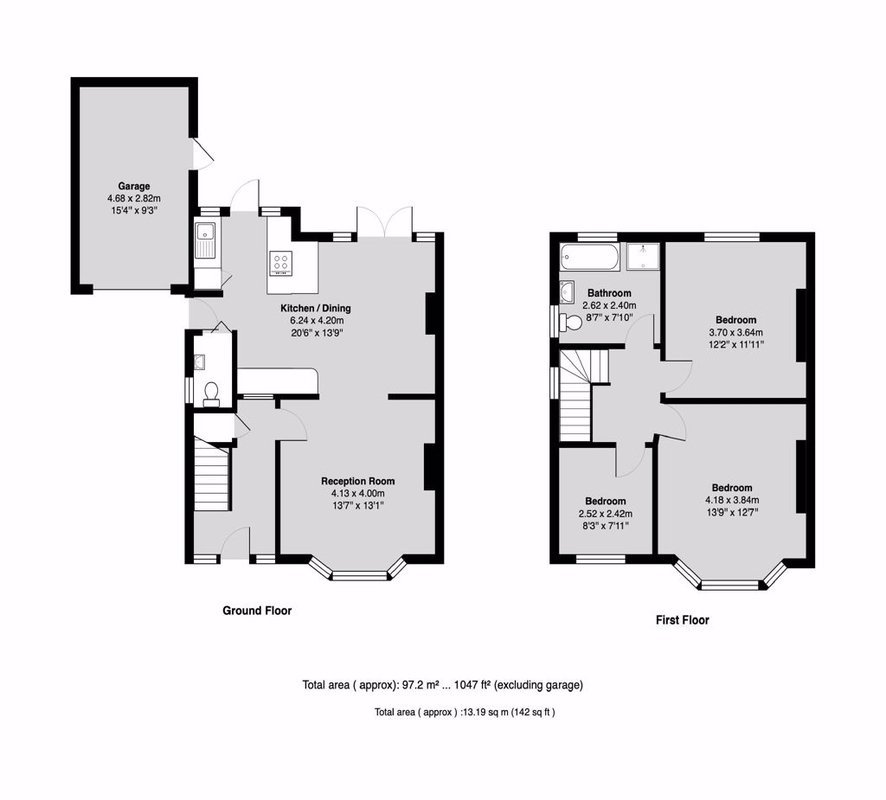 house for rent in Woodville Road Barnet, EN5